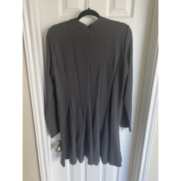 NICOLE MILLER BLACK DRESS, SZ L - Picture 3 of 9